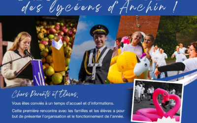 📣 Rentrée 2025 à l’Institut d’Anchin 🎒✨